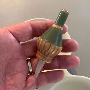 Faux Nora Fleming Chianti Wine Bottle